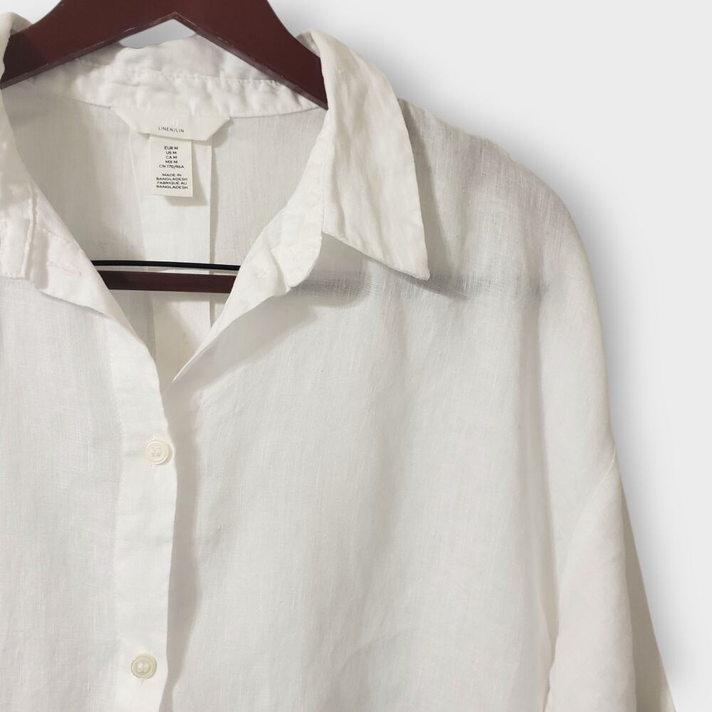 Women’s Linen Relaxed Shirt - Picture 2 of 11
